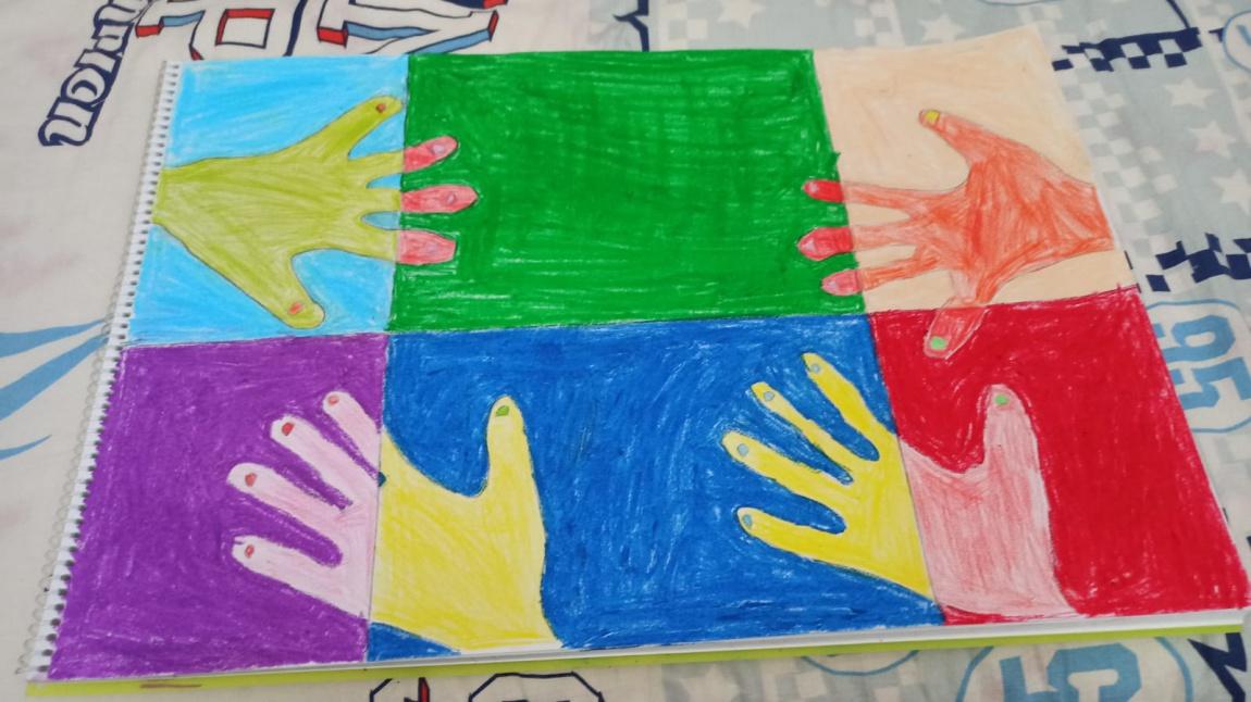 Okulumuz 4/C Sınıfı Öğrencileri Renk Oran Görsel Sanatlar Etkinliği Yaptı